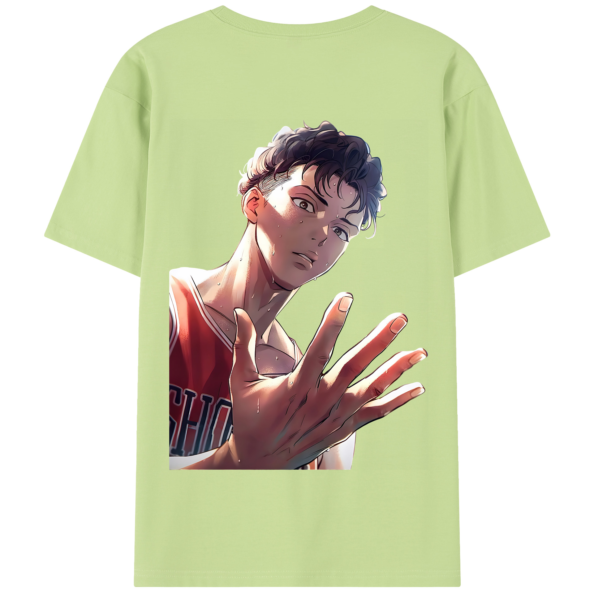 SLAM DUNK／スラムダンク 綿100％半袖Tシャツ（背面プリント）